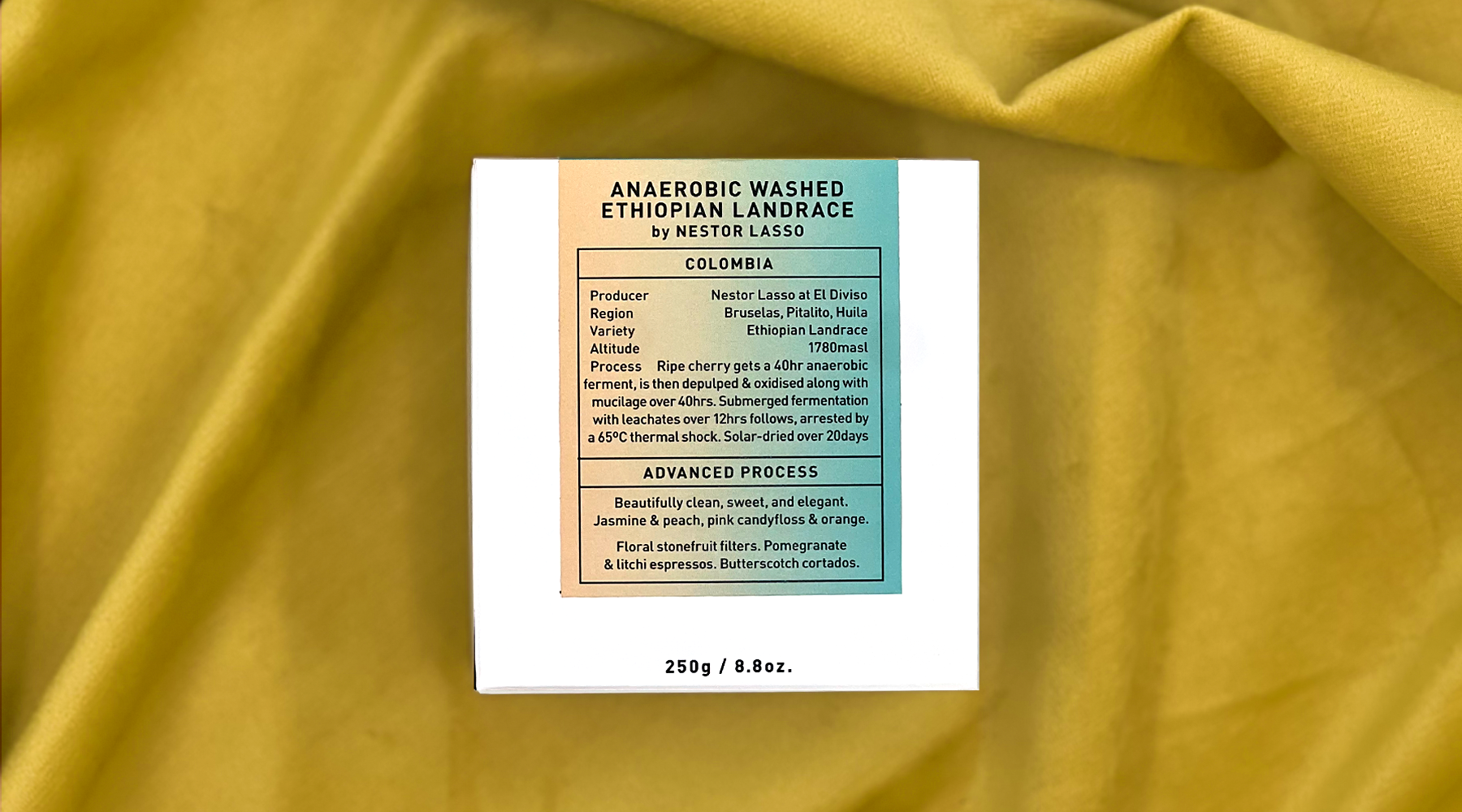 Anaerobic Washed Ethiopian Landrace by Nestor Lasso