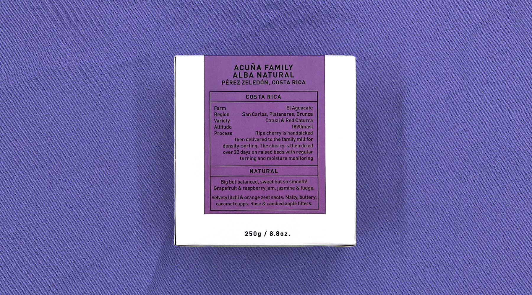 Acuña Family Alba Natural, Pérez Zeledón