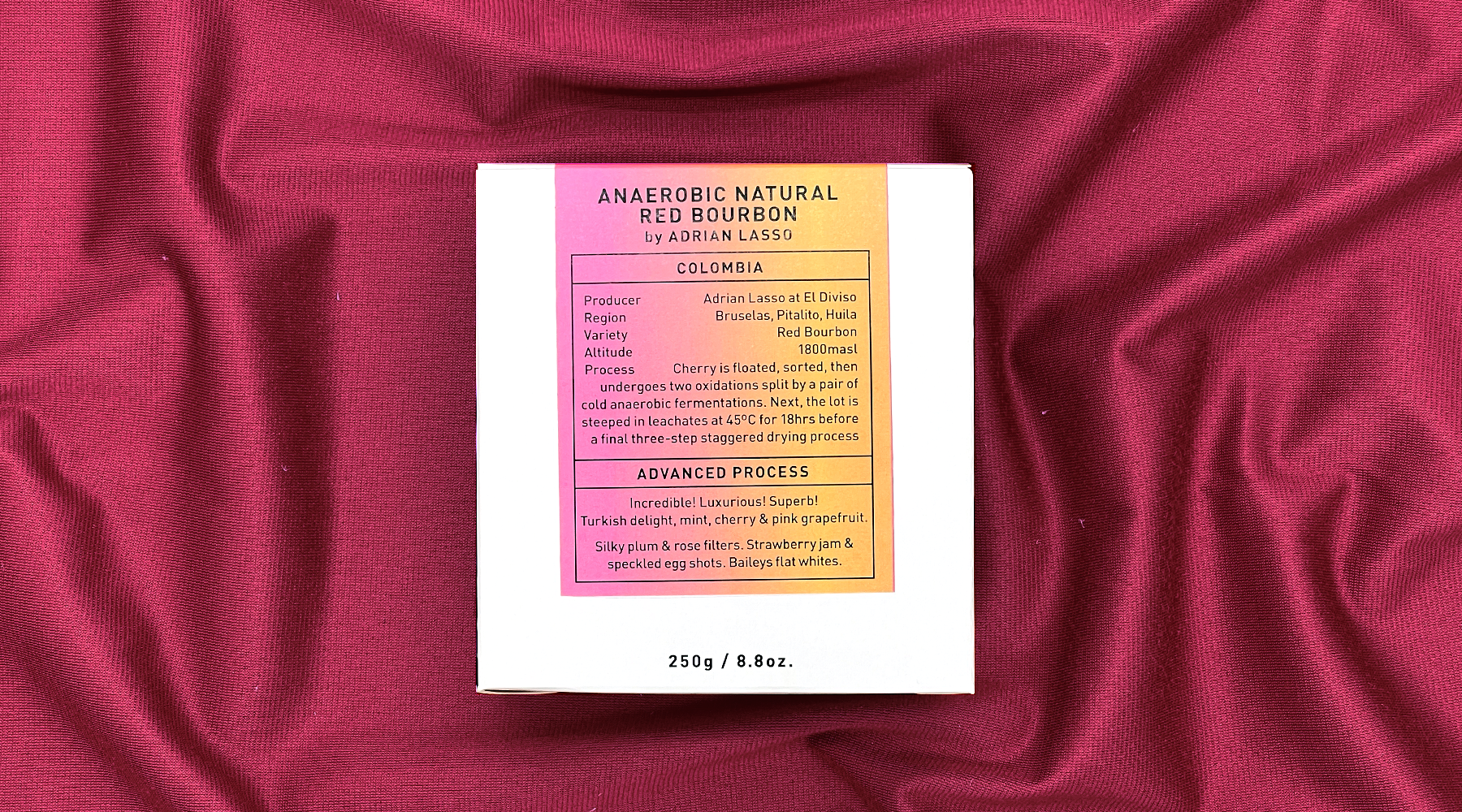 Anaerobic Natural Red Bourbon By Adrian Lasso