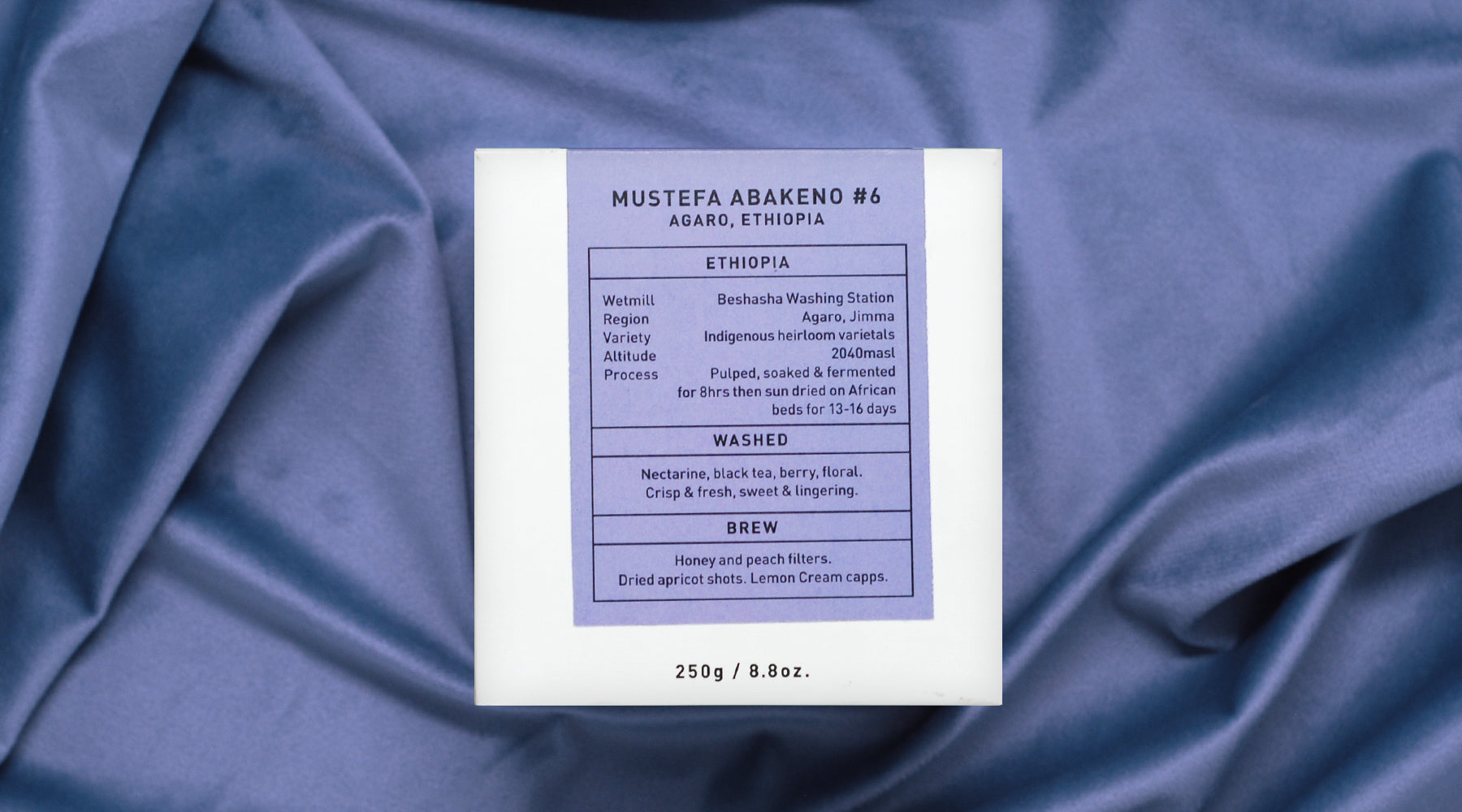 Mustefa Abakeno Washed #6, Agaro