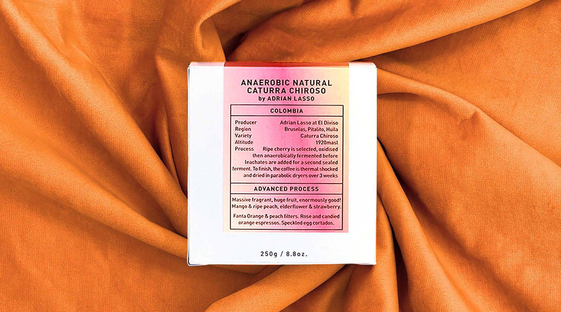 Anaerobic Natural Caturra Chiroso by Adrian Lasso