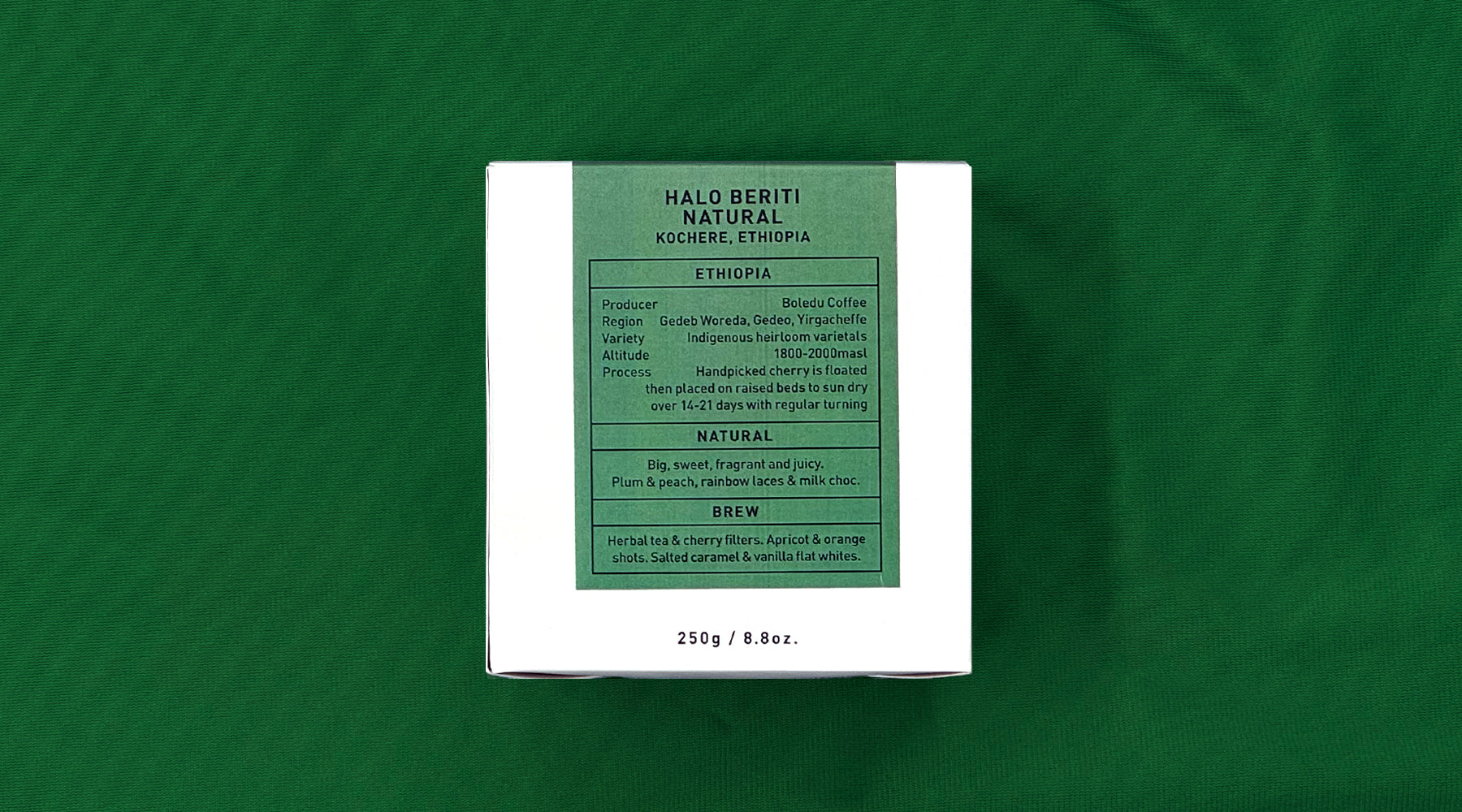 Halo Beriti Natural, Kochere