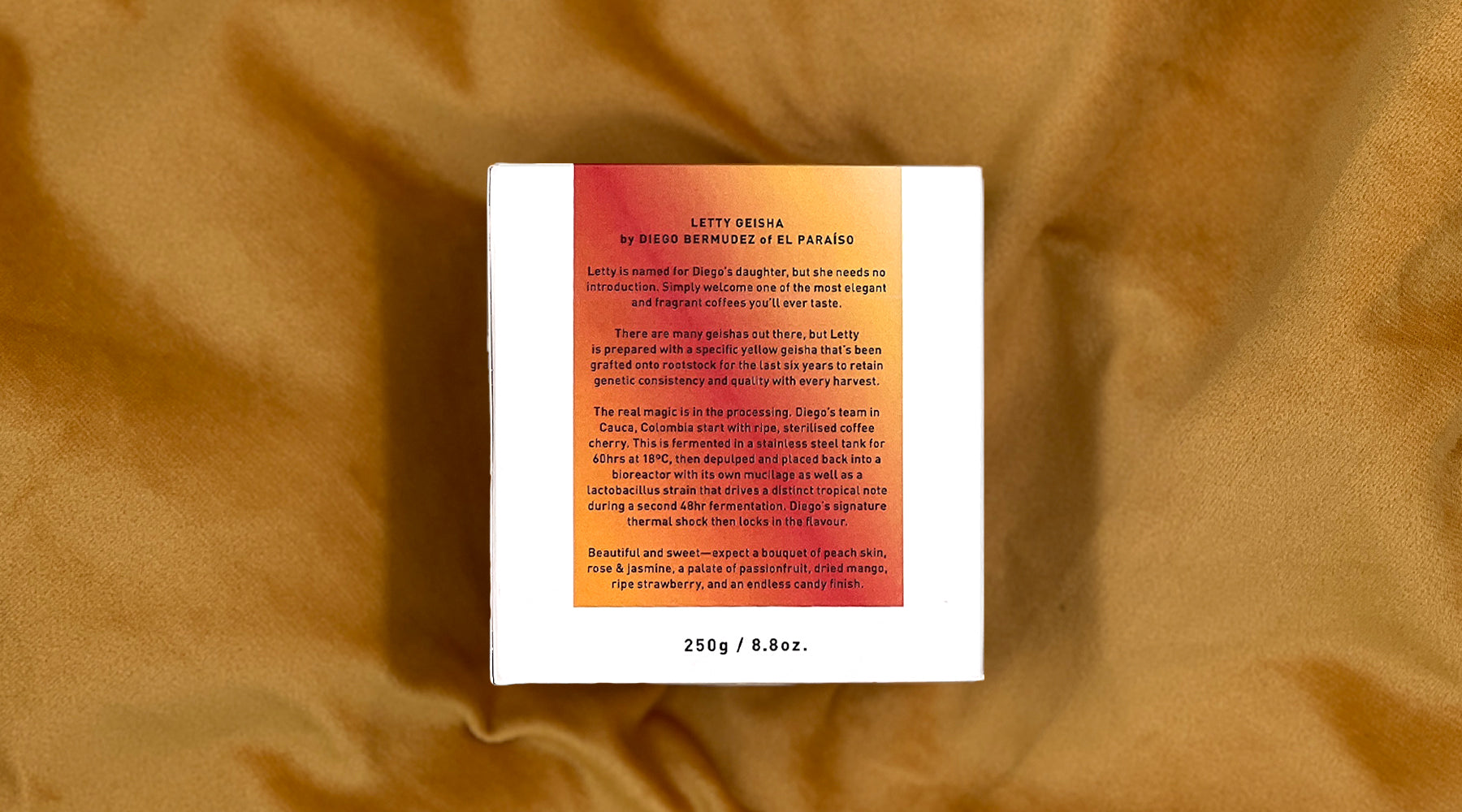 Letty Geisha by Diego Samuel Bermudez of El Paraíso, Cauca