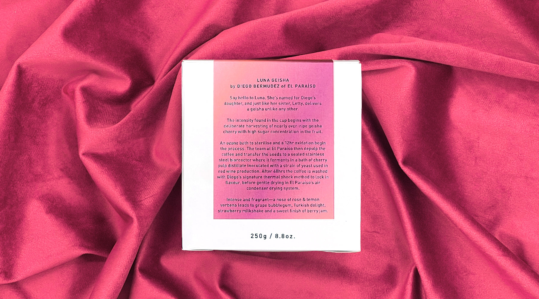 Luna Geisha by Diego Bermudez of El Paraíso, Cauca