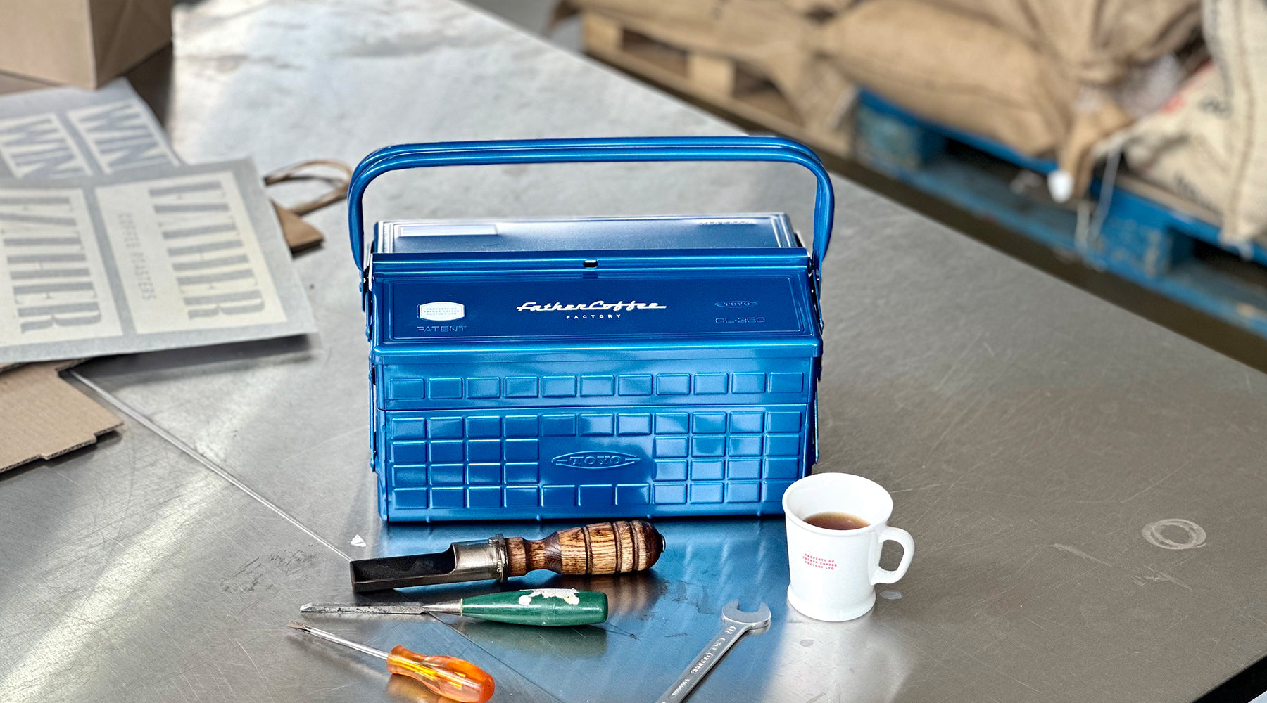 Mega Factory Cantilever Toolbox in Blue