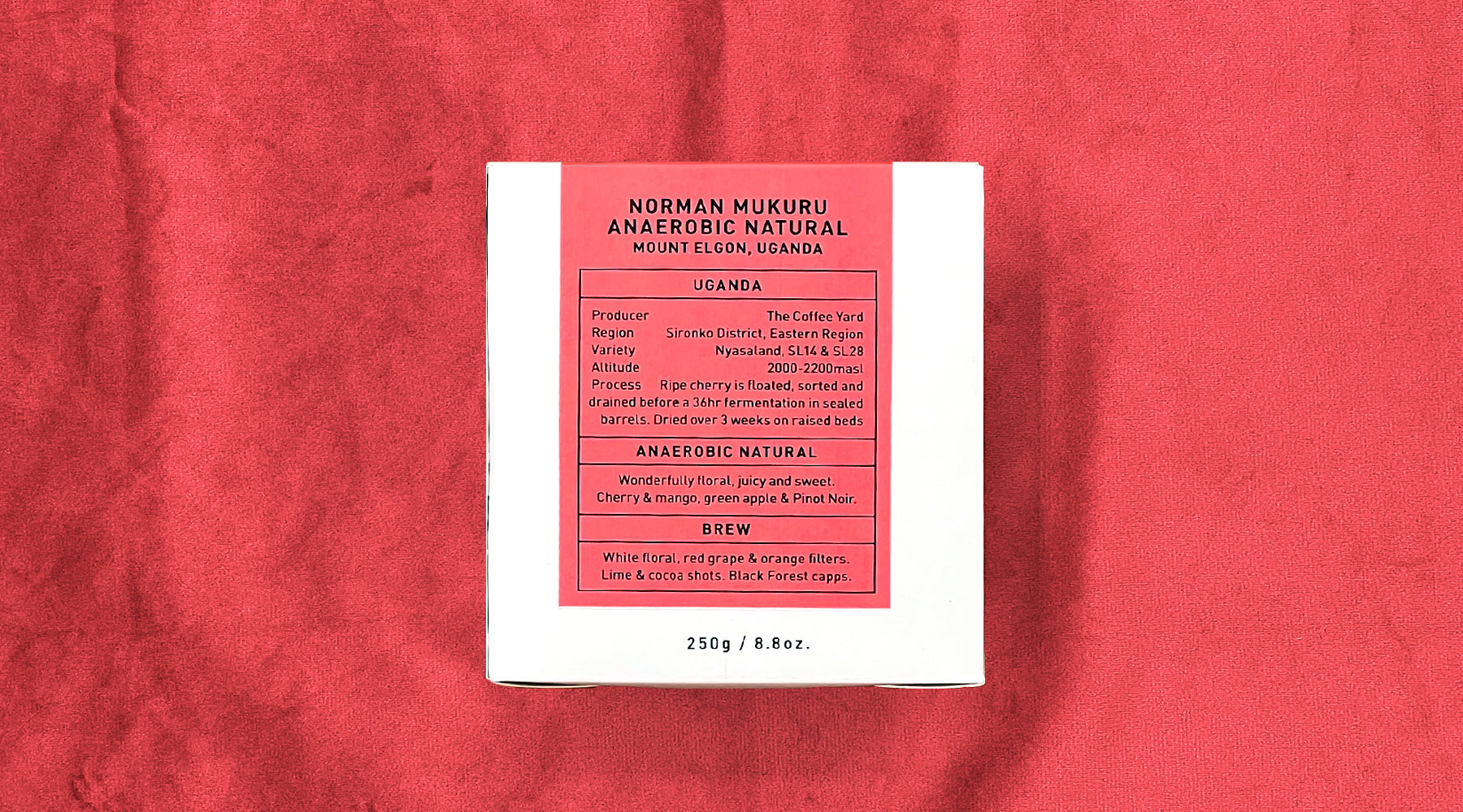 Norman Mukuru Anaerobic Natural, Mount Elgon