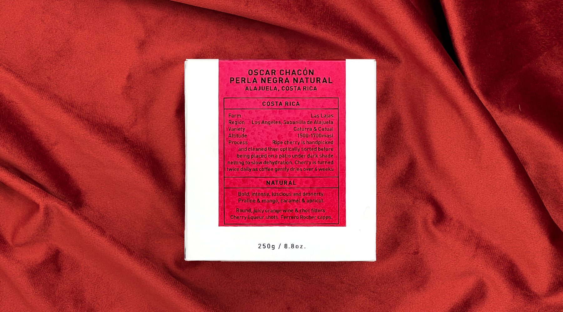 Oscar Chacón Perla Negra Natural, Alajuela