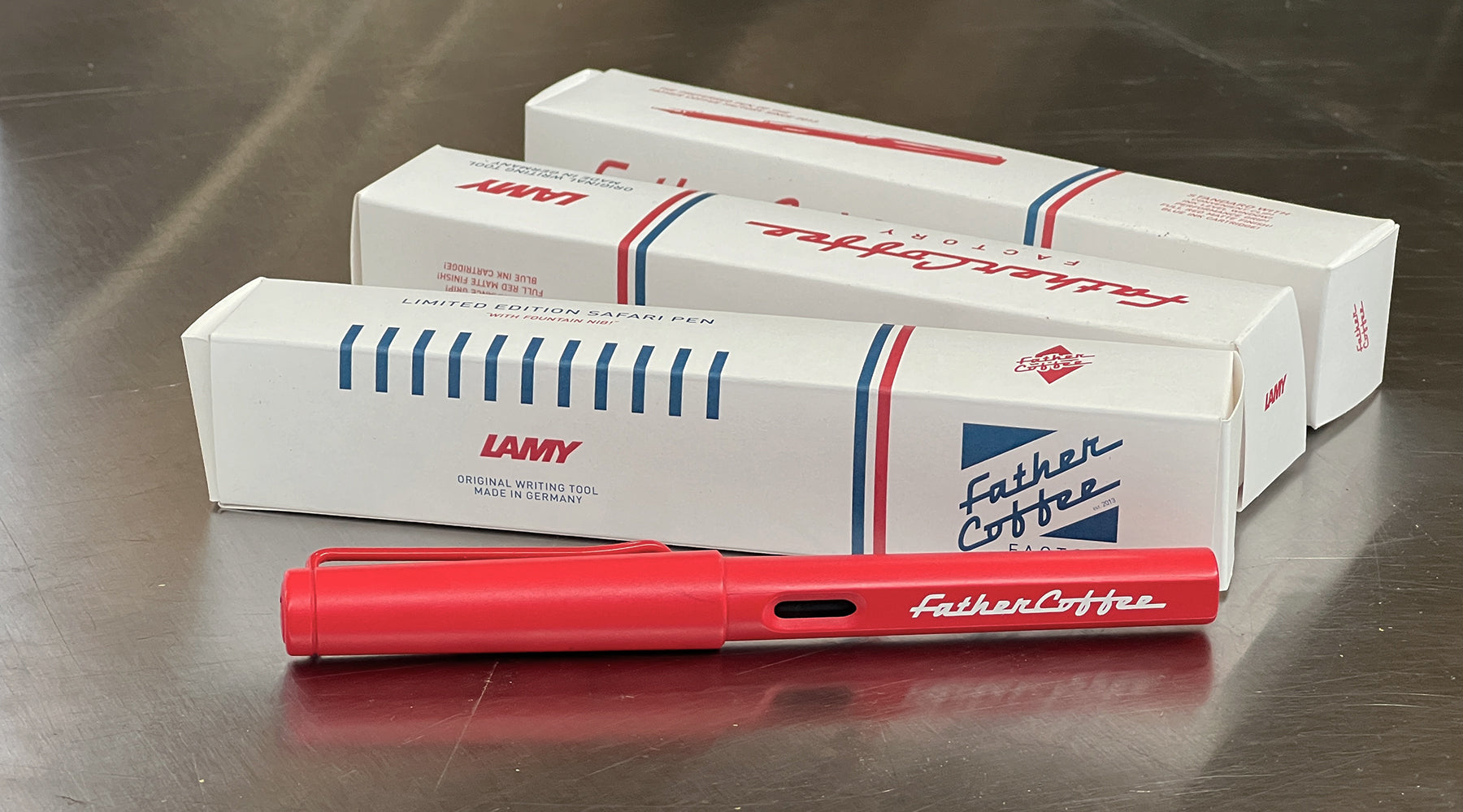 Factory Edition Lamy Fountain Pen - Matte Red