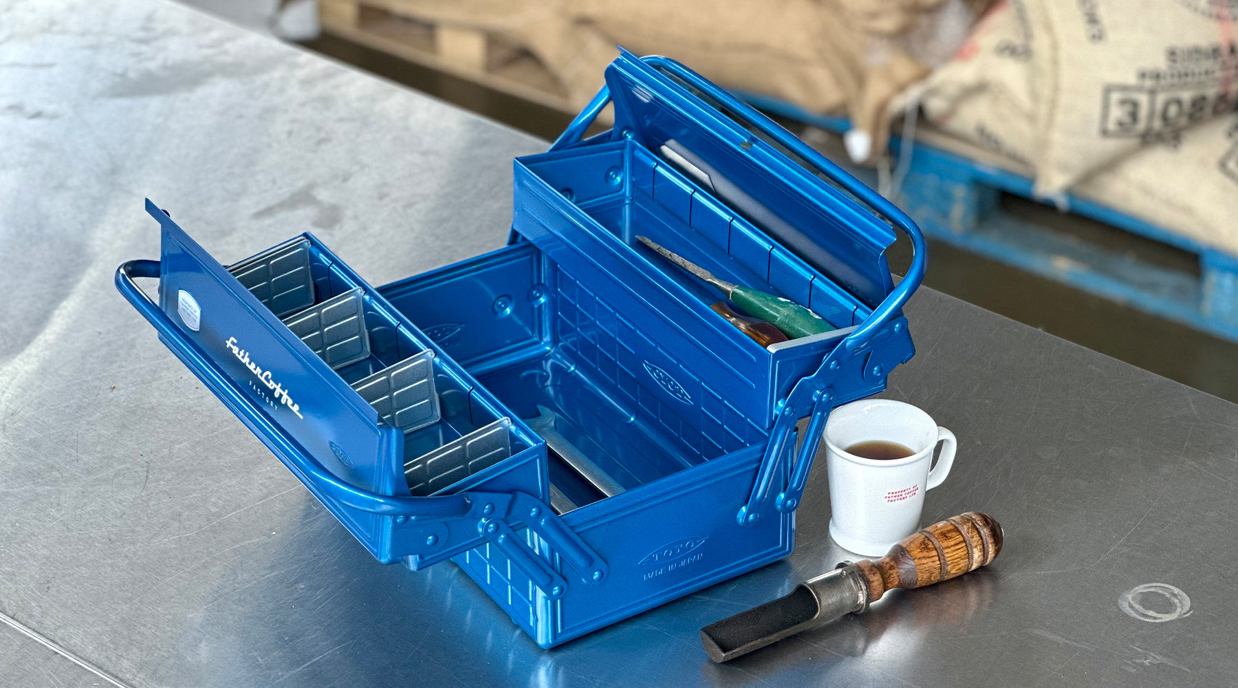 Mega Factory Cantilever Toolbox in Blue