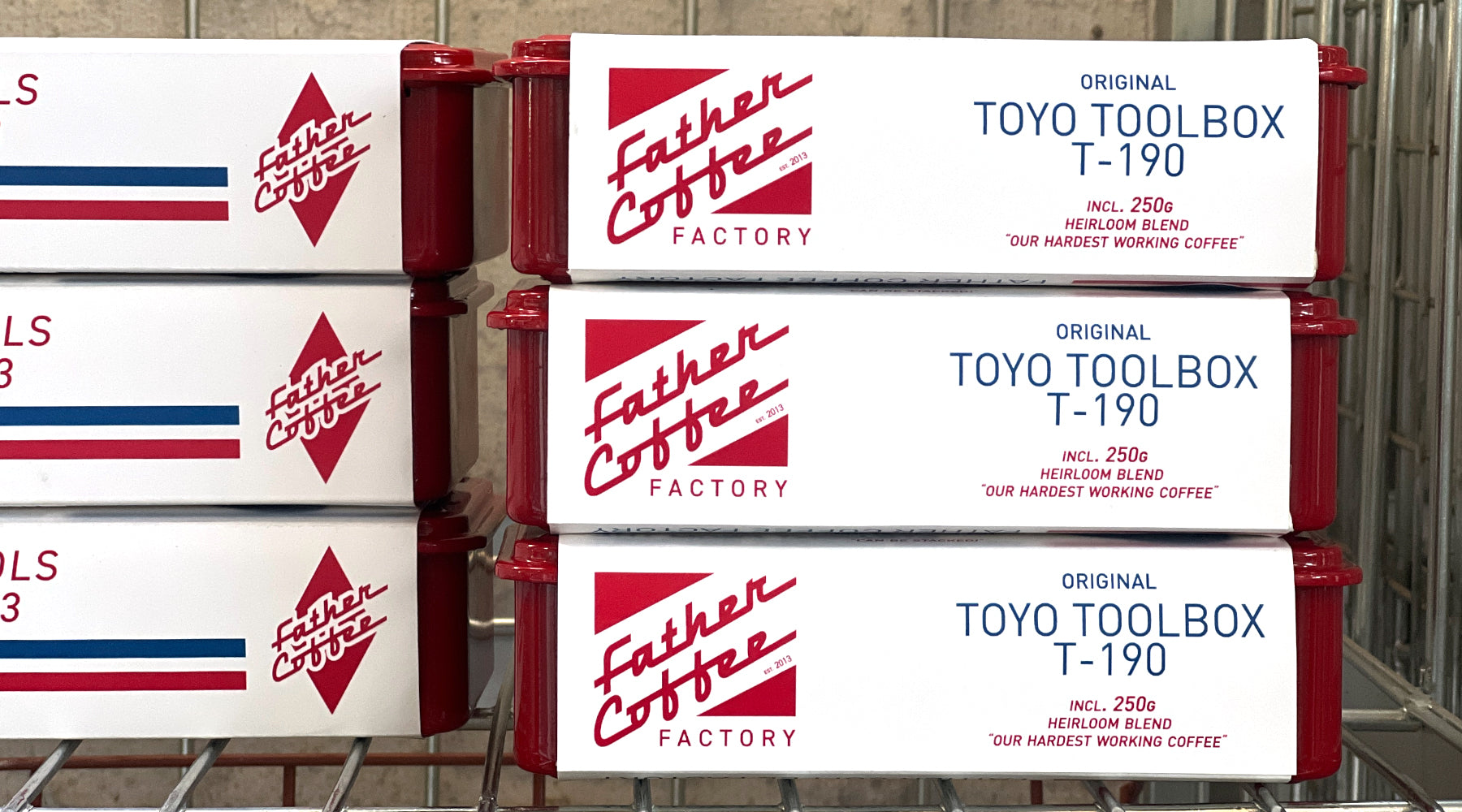 Factory Toolbox w Heirloom Coffee