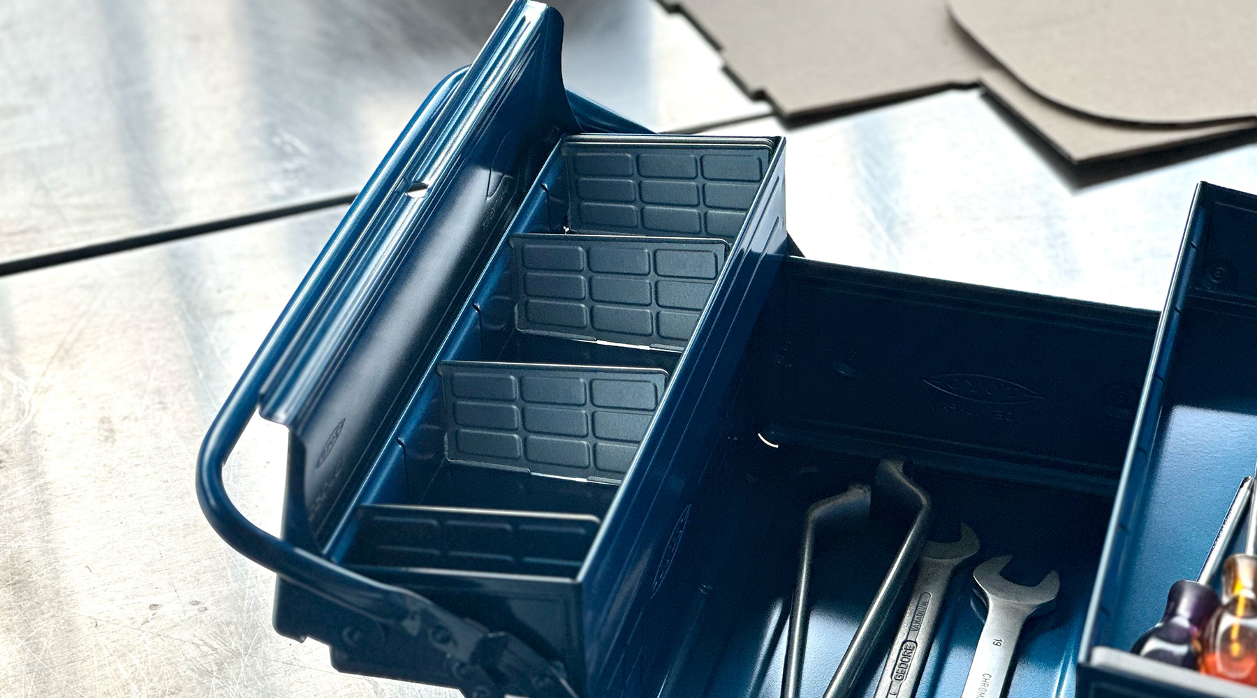 Mega Factory Cantilever Toolbox in Blue