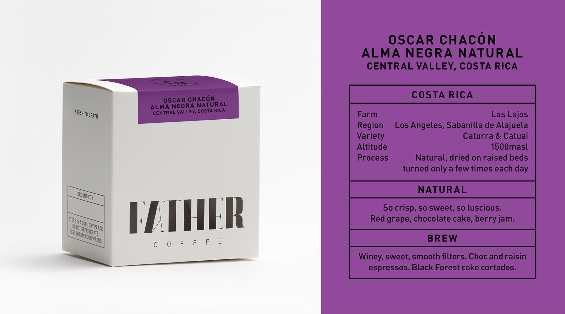 Urban Brew x Father – Online Exclusive – Alma Negra Natural, Costa Rica