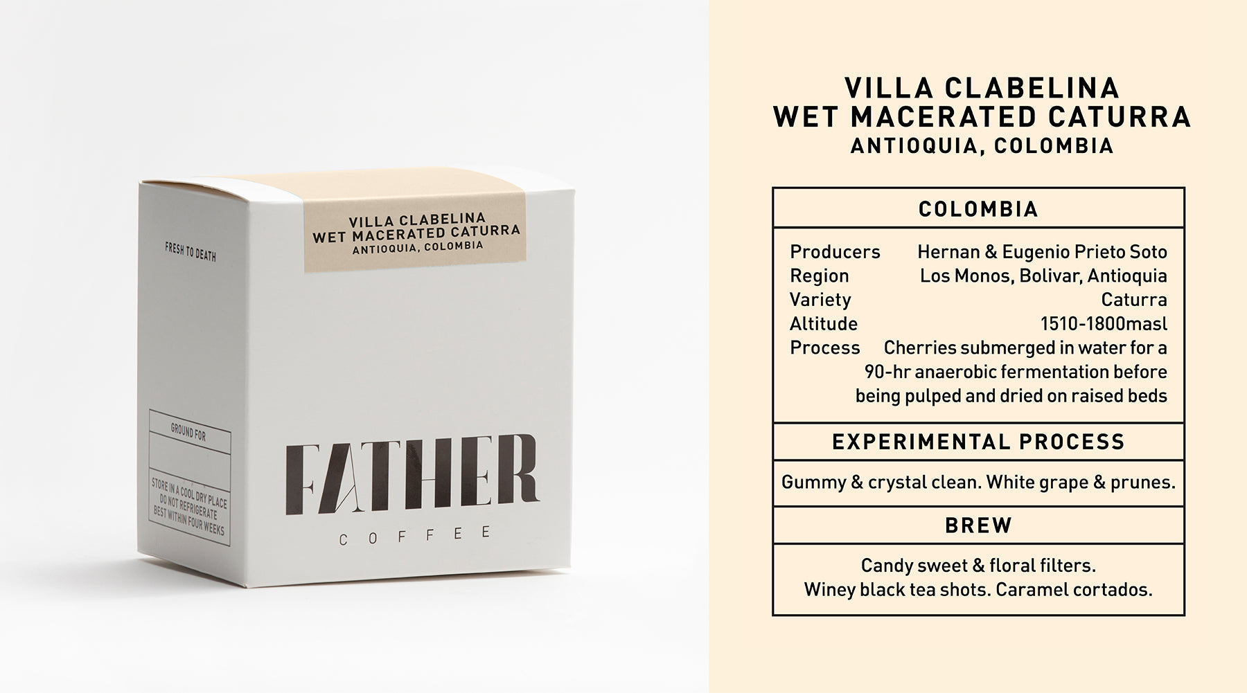Photo of Villa Clabelina Wet Macerated Caturra, Antioquia, Colombia