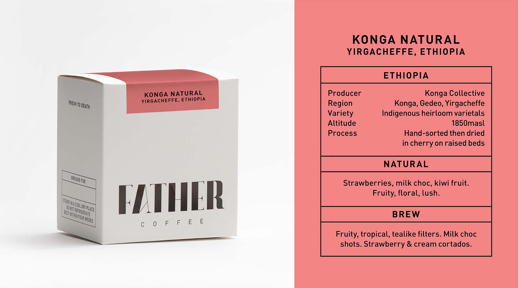 Konga Natural, Yirgacheffe, Ethiopia