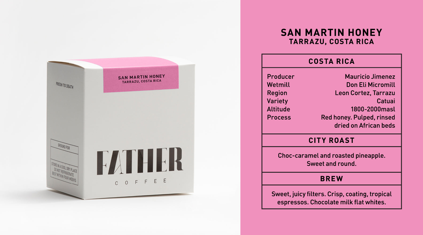 San Martin Red Honey, Tarrazu, Costa Rica